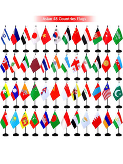 پرچم ملل رومیزی ۴۸کشورآسیا