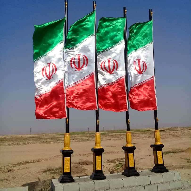 پرچم ایران عمودی سایز 1*3