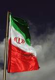 پرچم ایران عمودی سایز ۱*۶(سامورایی)پارچه ساتن اعلا